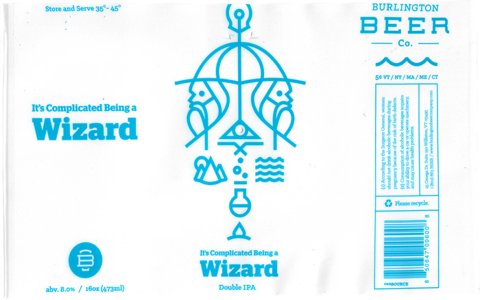 “It’s Complicated Being a Wizard”, Double IPA  ABV