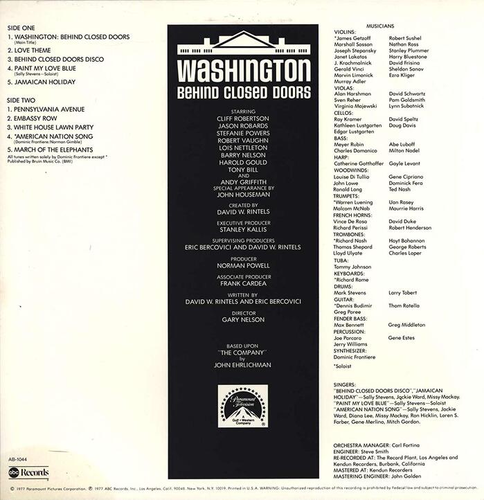Original Music from Washington Behind Closed Doors by Dominic Frontiere 2
