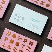 Protz Studio business cards