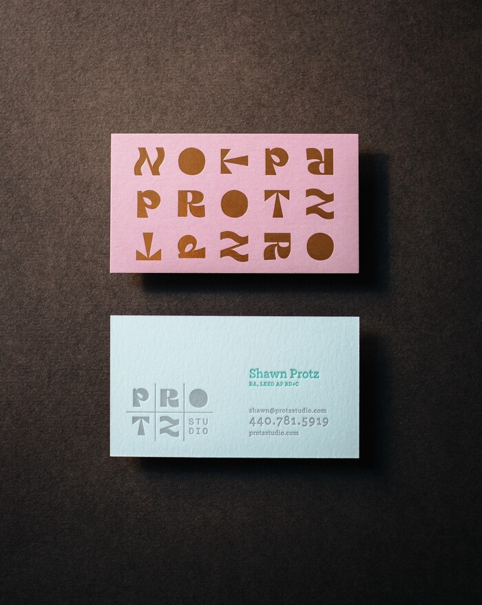 Protz Studio business cards 3