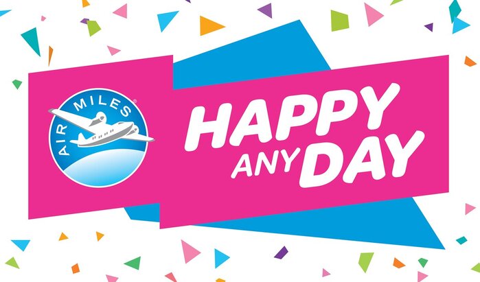 Omnes Bold Italic in use for the “Happy Any Day” campaign.