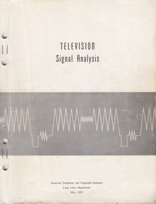 <cite>Television Signal Analysis</cite>