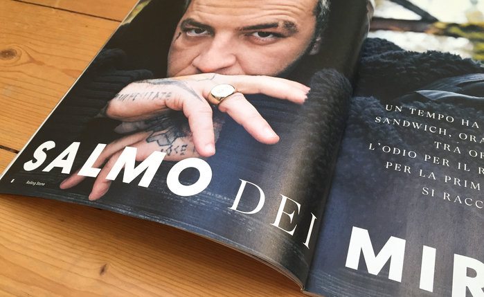 Rolling Stone Italia, issue 11, November 2018, p. 8-9