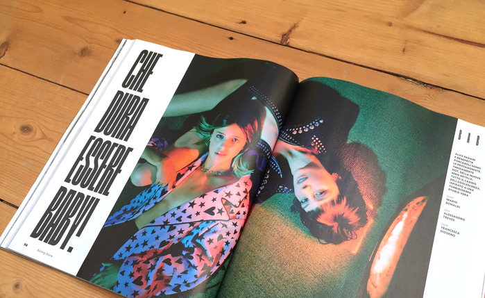 Rolling Stone Italia, issue 11, November 2018, p.&nbsp;94-95