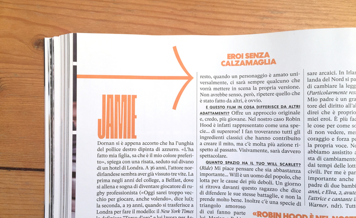 Rolling Stone Italia, issue 11, November 2018, p.&nbsp;106-107