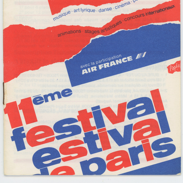 11ème Festival Estival de Paris 6