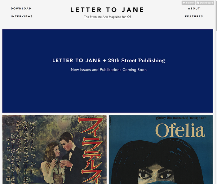 Letter to Jane Website 3