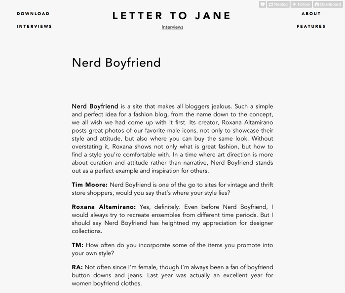 Letter to Jane Website 5