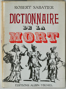 <cite>Dictionnaire de la mort</cite> by Robert Sabatier