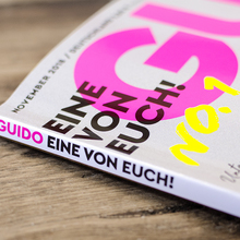 <span><cite>Guido</cite> magazine, first issue</span>