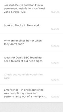 Squarespace Note App