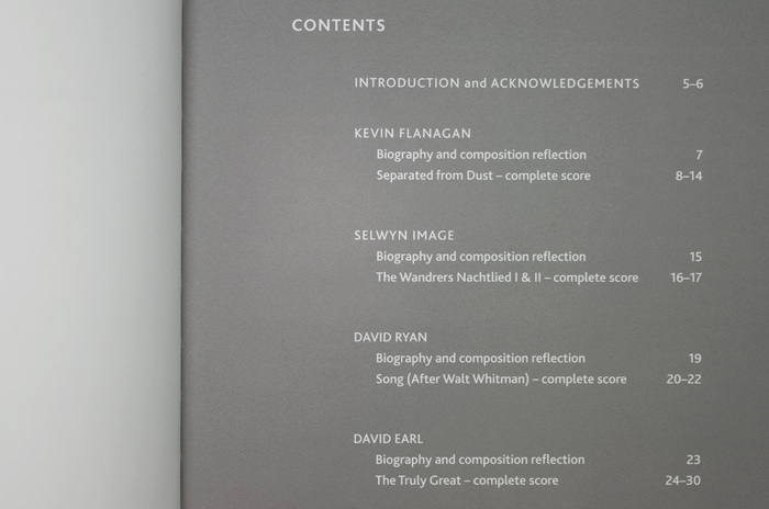 Contents page set in Bliss