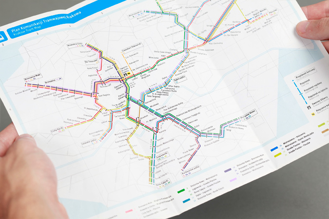 Krakow Transport Map 2