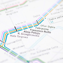 Krakow Transport Map