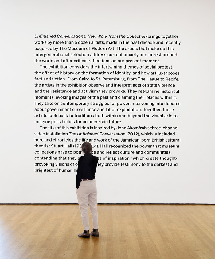 Unfinished Conversations: New Work from the Collection at MoMA 1
