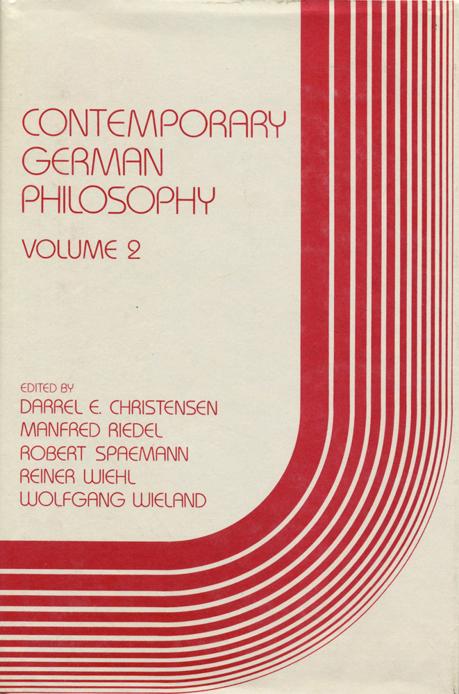 Contemporary German Philosophy 2