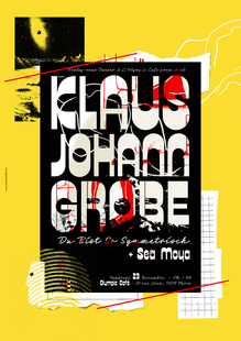 Klaus Johann Grobe concert poster