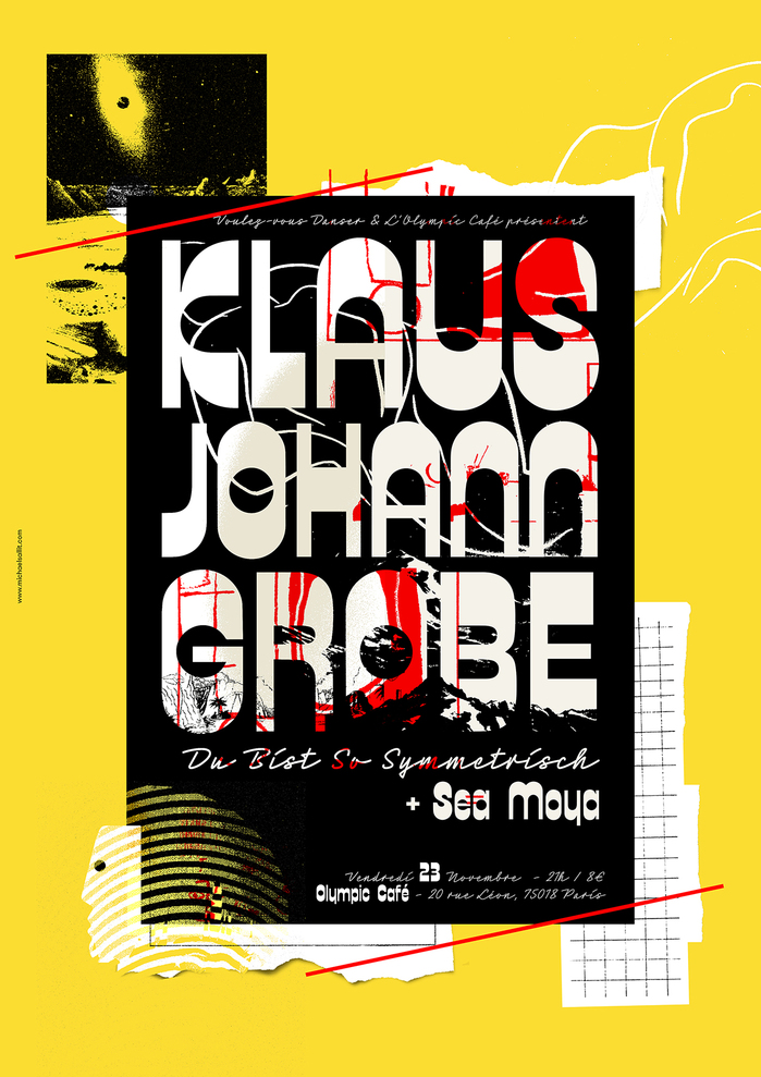 Klaus Johann Grobe concert poster 1