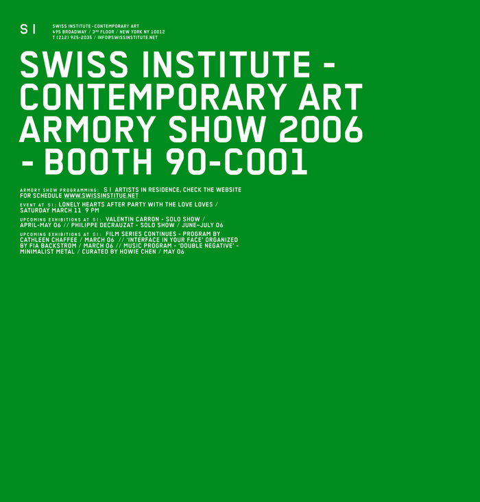 Swiss Institute New York 1