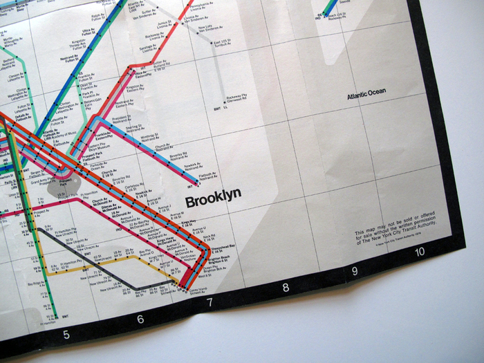 New York Subway Guide, 1976 1