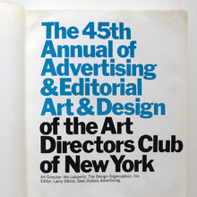 The 45th Annual of Advertising & Editorial Art & Design of the Arts Directors Club of New York
