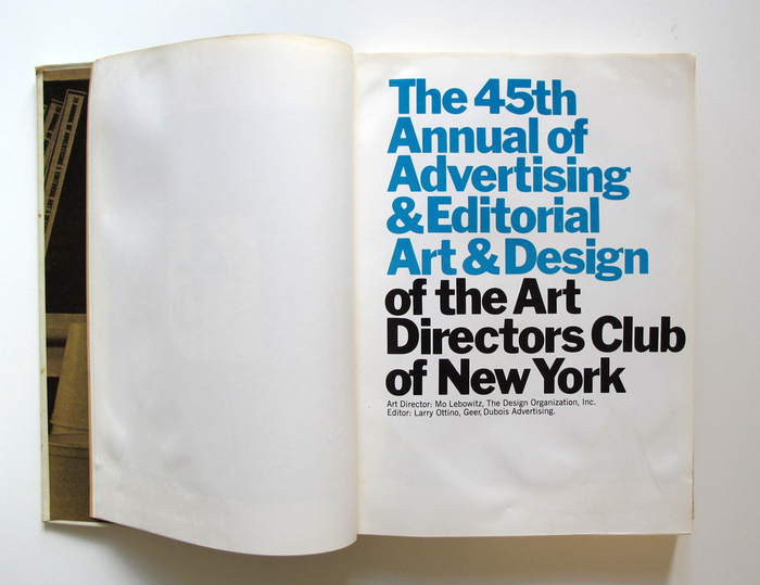 The 45th Annual of Advertising & Editorial Art & Design of the Arts Directors Club of New York 2