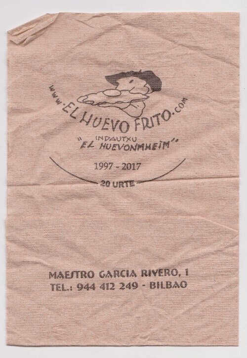 El Huevo Frito napkin