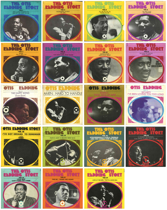 A visual overview of 19 of the 26 issues of the series, from the collection of Horst Adomeit.