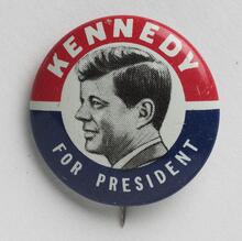 John F. Kennedy 1960 presidential campaign buttons