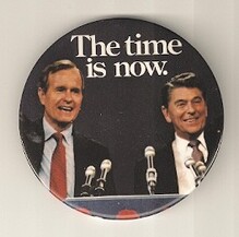 Ronald Reagan 1980 presidential campaign buttons