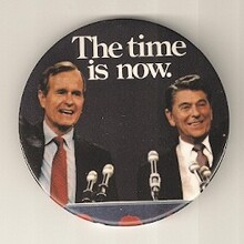 Ronald Reagan 1980 presidential campaign buttons