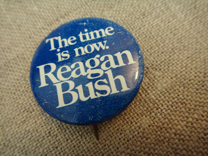 Ronald Reagan 1980 presidential campaign buttons 3