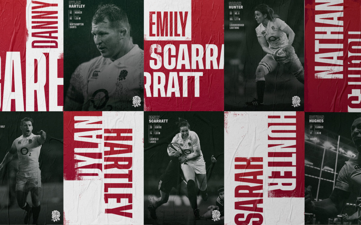 England Rugby (RFU) brand - Fonts In Use