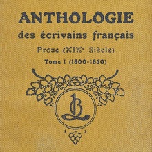 <cite>Anthologie des écrivains français</cite>, Bibliothèque Larousse