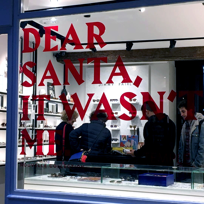 Jimmy Fairly, Christmas window display 1