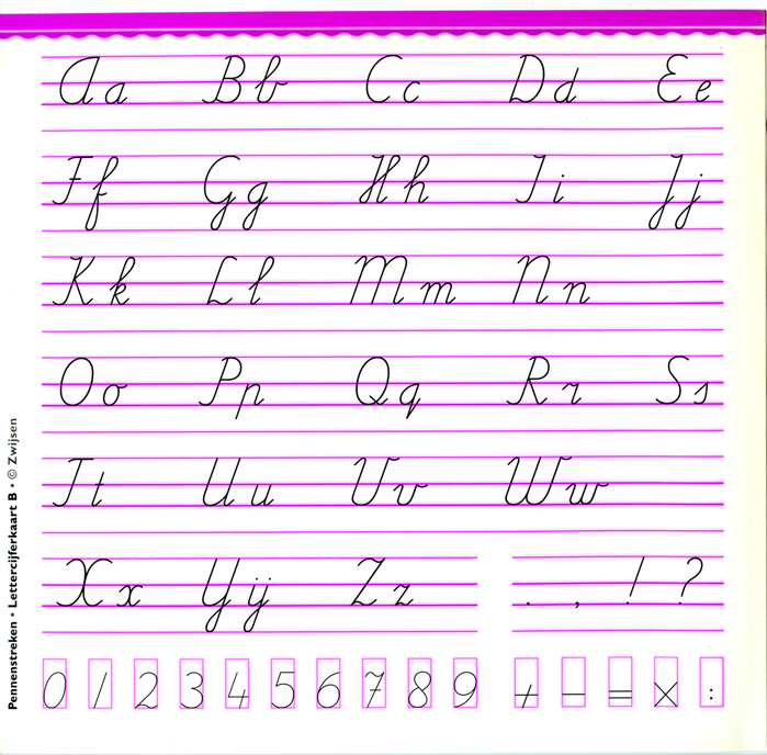 Pennenstreken (writing method) - Fonts In Use