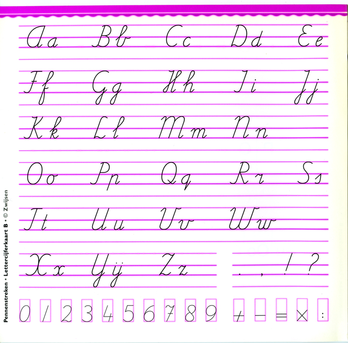 Pennenstreken (writing method) 4