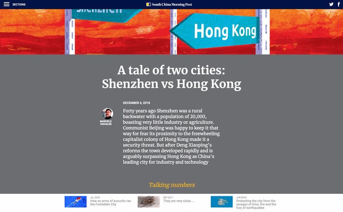 South China Morning Post website 3