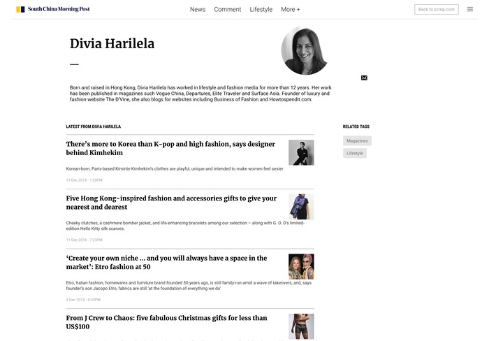 South China Morning Post website 8