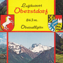Luftkurort Oberstdorf postcard