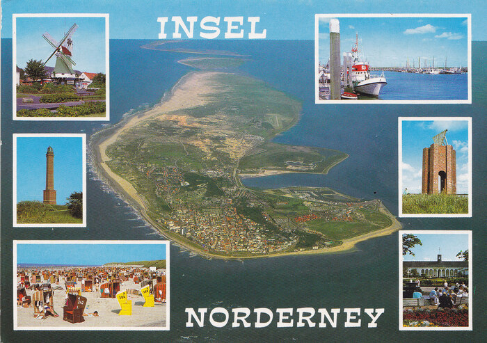 Insel Norderney postcard