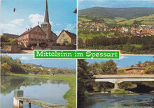 Mittelsinn im Spessart postcard
