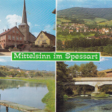 Mittelsinn im Spessart postcard