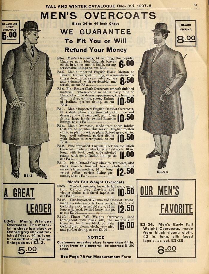 Eaton’s Fall &amp; Winter 1907 Catalogue 2