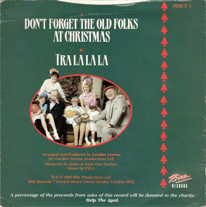 Bill&nbsp;Waddington – “Don’t Forget The Old Folks At Christmas” single cover 3