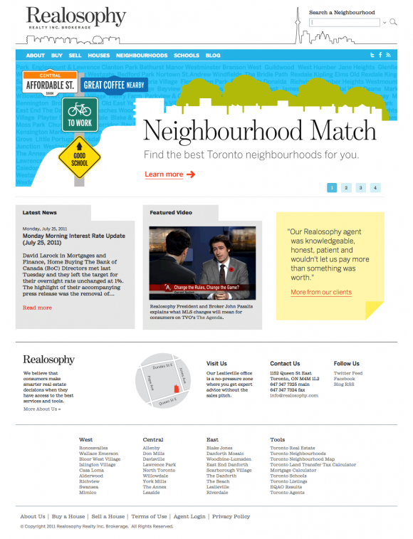 Realosophy website 1