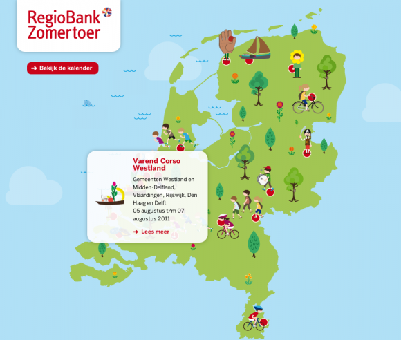 RegioBank Zomertoer website 1