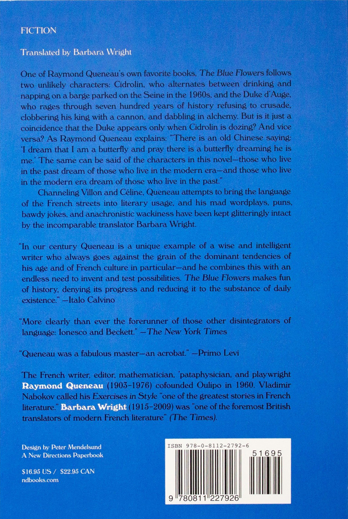 The back cover is set in .