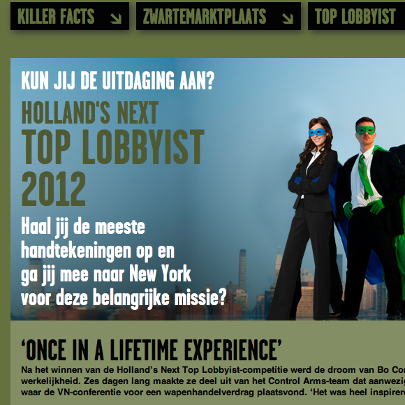 Controlarms.nl activist website 4