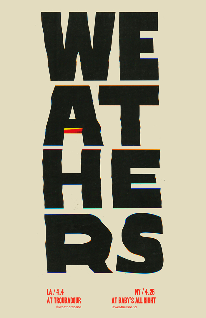 Weathers gig posters 4